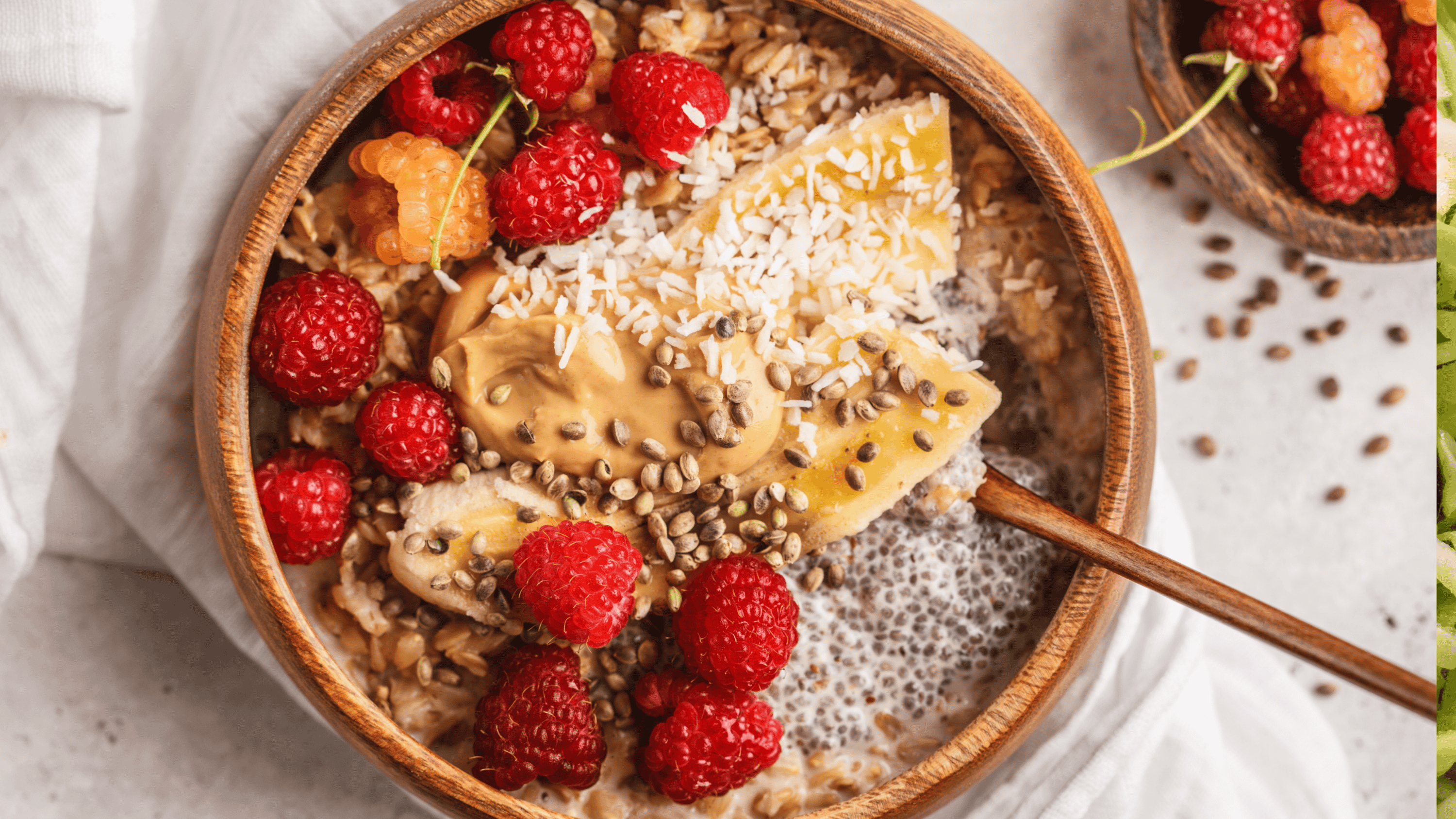 Chia Tohumlu Yulaf Lapası